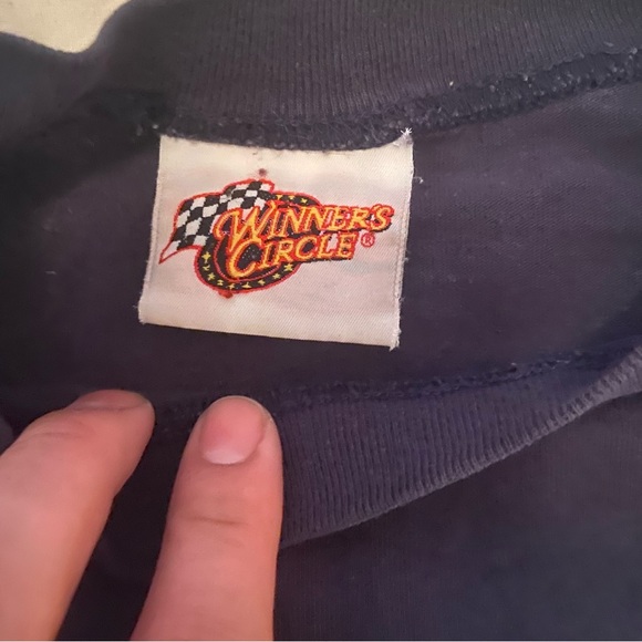 Vintage navy blue nascar Jeff Gordon long sleeve #24 winners circle shirt - Picture 2 of 2